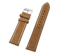 Bracelet de montre en cuir véritable à libération rapide 16-22 mm rétro première couche en cuir de vachette