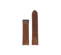 Bracelet de montre en cuir véritable étanche avec fond en Silicone Compatible avec Casio Swordfish Mdv-106/107 EFR-303L(Dark brown black,For mdv-106/107)