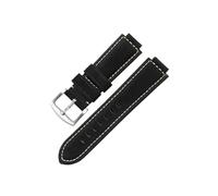 Bracelet de montre en cuir véritable for Casio GST-B400 GST-B200, résistant à la sueur, bouche surélevée, en cuir de vache givré, accessoires 14 16mm(Black-Steel-K2,24x14mm)