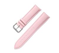 Bracelet de montre en cuir vintage - 12 mm, 14 mm, 16 mm, 18 mm, 20 mm, 22 mm, bracelet de rechange rétro,Rose,16mm