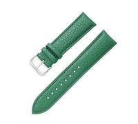 Bracelet de montre en cuir vintage - 12 mm, 14 mm, 16 mm, 18 mm, 20 mm, 22 mm, bracelet de rechange rétro,Vert,18mm