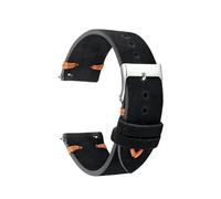 Bracelet de montre en daim cousu main - Boucle ardillon de remplacement de 18 à 24 mm pour une durabilité accrue,24mm