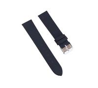 Bracelet de montre en denim ultra-fin à dégagement rapide 18 mm, 20 mm, 22 mm, 24 mm, adapté aux hommes et aux femmes, accessoires en toile de nylon souple(Black,20mm)