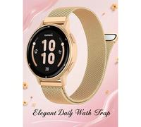 Bracelet de montre en maille milanaise pour Gar-Min Venu 4/3/2, Vivoactive 6/5/4, Forerunner 965/955/265/255, Fenix 8/7/6, 18/20/22mm, bracelet de montre pour femmes et hommes cornes de montre de 20 m