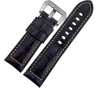 Bracelet de montre en métal, bracelet de remplacement en cuir, bracelets de montre, bracelet for hommes et femmes, bracelet s 24 mm, bracelet en cuir for hommes, boucle à aiguille en métal en acier ma