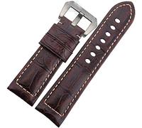 Bracelet de montre en métal, bracelet de remplacement en cuir, bracelets de montre, bracelet for hommes et femmes, bracelet s 24 mm, bracelet en cuir for hommes, boucle à aiguille en métal en acier ma