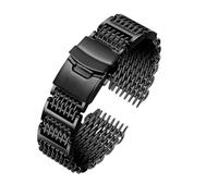 Bracelet de montre en métal d'acier précision 20mm 22mm 24mm Compatible avec le bracelet acier Casio EFR-303L EQB-501 EFS-S500/S510 for hommes(G29-02 black,24mm)