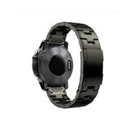 Bracelet de montre en métal titane à ajustement rapide 22 mm 26 mm Pour Garmin Fenix 7X 7 Solar / 6 Pro / 5 Plus/Instinct/Epix Gen2(Titanium gray,Instinct 1 2)