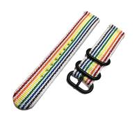 Bracelet de montre en nylon 18-24 mm, bracelet sport, adapté aux tenues décontractées, accessoire réglable et interchangeable,Sept couleurs,24 mm