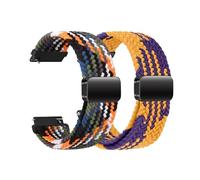 Bracelet de montre en nylon 22 mm avec fermeture magnétique pour Samsung Galaxy Watch 3 45 mm, Galaxy Watch 46 mm, Gear S3 Classic/Frontier, Vivoactive 4, montres intelligentes pour homme et femme