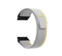 Bracelet De Montre En Nylon À Dégagement Rapide, Adapté For Garmin Fenix6X Pro, For Fenix 5 Plus 7X Tactix Delta Instinct Mk1 22 26mm(Yellow beige,26mm)