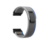 Bracelet De Montre En Nylon À Dégagement Rapide, Adapté For Garmin Fenix6X Pro, For Fenix 5 Plus 7X Tactix Delta Instinct Mk1 22 26mm(Blue Gray,26mm)