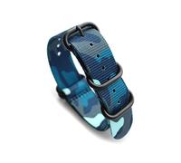 Bracelet de montre en Nylon Camouflage otan 18mm 20mm 22mm 24mm Sport Camouflage Nylon bracelet de montre accessoires de montre, 20mm