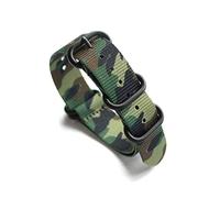 Bracelet de montre en Nylon Camouflage otan 18mm 20mm 22mm 24mm Sport Camouflage Nylon bracelet de montre accessoires de montre, 24mm