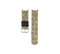 Bracelet de montre en Nylon, Compatible avec Casio ProTrek PRG-240 PRG-130Y PRW-1500(Camouflage-silver)