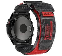 Bracelet de montre en nylon compatible avec Garmin, bracelet de sport pour fēnix/Forerunner/Approach/MARQ/quatix/D2 Series Bracelet de rechange robuste pour homme