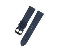 Bracelet de montre en nylon/cuir - Bracelet sport 18 mm-24 mm avec doublure en cuir pour une durabilité accrue,19mm