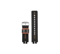 Bracelet de montre en Nylon for hommes, Compatible avec Casio PROTREK PRW-3000 PRW-3100 PRW-6000 PRW-6100Y PRG-300 330(Black Orange steel)