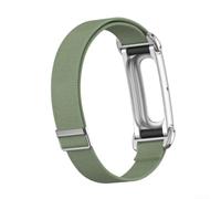 Bracelet de montre en nylon pour Fitbit Charge 6, bracelet tissé respirant, élégant, confortable, réglable, bracelet de rechange doux, style sport pour montre intelligente fitness (vert)