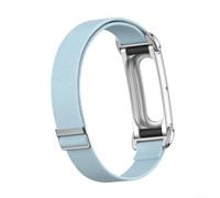 Bracelet de montre en nylon pour Fitbit Charge 6, bracelet tissé respirant, élégant, confortable, réglable, style sport doux pour montre connectée fitness (bleu 1)