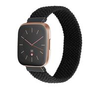 Bracelet de montre en nylon pour Fitbit Versa/Versa 2 Black L Fitbit Versa/Versa 2