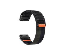 Bracelet de montre en nylon pour Garmin Fenix 8/567X/pro/Epix 935/965 Black+Grey 22 mm