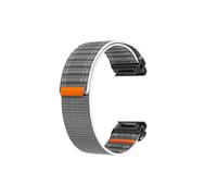 Bracelet de montre en nylon pour Garmin Fenix 8/567X/pro/Epix 935/965 Grey 22 mm