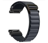 Bracelet de montre en nylon pour Garmin Fenix ??8/8S/6/6X/7/7X/Pro/Tactix DarkGrey 22 mm