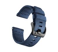 Bracelet de montre en nylon pour Garmin Forerunner 255/265/245 Smartwatch Blue M