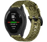 Bracelet de montre en nylon pour Garmin Forerunner 255/265/245 Smartwatch Green S