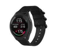Bracelet de montre en nylon pour Garmin Forerunner 965/955/945/935/255/265 Black 20 mm
