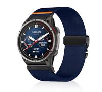 Bracelet de montre en nylon pour Garmin Quatix 8/Tactix 8 47mm/Forerunner 970/Descent G2/Fenix 8/Fenix E 47mm/Fenix 7/7 Pro Bracelet de montre extensible avec boucle parachute, pour Garmin QuickFit 22