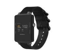 Bracelet de montre en nylon pour Garmin Vivoactive Acétate Black