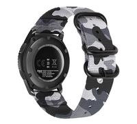 Bracelet de montre en nylon pour Samsung Galaxy Watch 4 et Huawei GT 4 Camouflage gray Modèle 2
