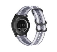 Bracelet de montre en nylon pour Samsung Galaxy Watch 4 et Huawei GT 4 Twill gray Modèle 1