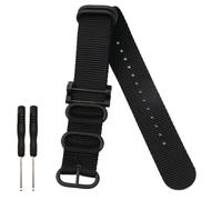 Bracelet de montre en nylon pour Suunto Core Black