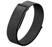 Bracelet de montre en nylon tissé compatible avec Google Fitbit Air | bracelet de montre en nylon tissé, bracelets de sport de rechange, bracelets unisexes, bracelet souple et élastique, noir