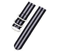 Bracelet de montre en nylon tricoté de 18 mm, 20 mm, 22 mm, 24 mm, 17 cm de longueur - Bracelet de rechange universel pour la plupart des montres,24mm