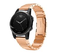 Bracelet de montre en or rose pour Fenix 5s/6s/7s/8 43 mm