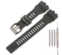 Bracelet de montre en résine compatible avec Casio G-Squad GBA-800 GBD800 - Bracelet de montre de sport étanche en caoutchouc - Accessoires de montre (noir)