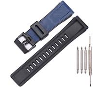 Bracelet de montre en résine compatible avec Casio PRG-600 PRW6600 PRG-650Y - Bracelet de rechange étanche en caoutchouc pour homme Pro Trek GA2000