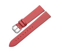 Bracelet de montre en satin brossé - Bracelet de rechange élégant pour montres pour femmes de 10 à 20 mm,Rouge,14mm