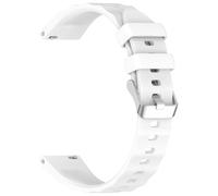 Bracelet de montre en silicone 18 mm compatible avec Huawei Watch GT6 (barrette à ressort) White