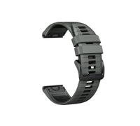 Bracelet de montre en Silicone 22mm 26mm Compatible avec Garmin Fenix 7 7Pro 7X 6X 6 Pro 5X 5 Plus/Epix/Instinct(Pale green black,For Width 26mm)