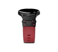 Bracelet de montre en Silicone 22mm, Compatible avec Huawei Watch GT 5 4 Pro 46mm/Amazfit Balance Falcon/Oneplus 2 2R(Black red,Huawei GT5 Pro 46mm)