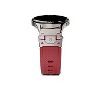 Bracelet de montre en Silicone 22mm, Compatible avec Huawei Watch GT 5 4 Pro 46mm/Amazfit Balance Falcon/Oneplus 2 2R(Titanium red,22mm)