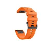 Bracelet De Montre En Silicone 26 22MM, Adapté For Garmin Fenix 6X 6 Pro 7X 7 Epix Gen 2 Easyfit, Bracelet Fenix 5 5XPlus(Orange,26mm)
