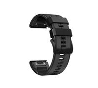 Bracelet De Montre En Silicone 26 22MM, Adapté For Garmin Fenix 6X 6 Pro 7X 7 Epix Gen 2 Easyfit, Bracelet Fenix 5 5XPlus(Gray black,26mm)