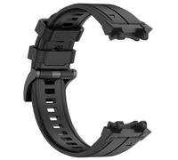 Bracelet de montre en silicone à boucle épaisse pour Amazfit T-Rex 2/3 - Noir