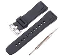 Bracelet de montre en silicone à fermeture rapide 24 mm compatible avec Casio PRG-650Y PRG-600 PRW6600 Bracelet en caoutchouc de rechange pour homme Pro Trek PRG-650Y, Eine Grösse, Résine, Pas de